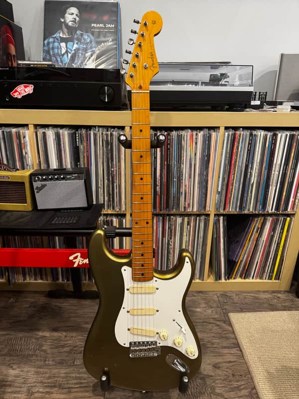 Fender Stratocaster ST54-77LS RARE Shoreline Gold 1991 MIJ Eric Clapton