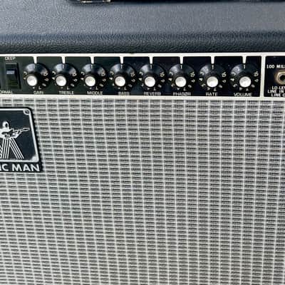 Music Man 112 RP One Hundred 100-Watt 1x12" Guitar Combo with Phaser 1980 - 1984 - Black with Black Badges image 12