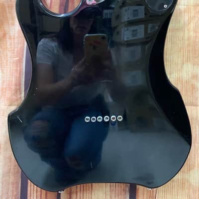 RARE 2006 ZZ Ryder Model ME3/BK Empire Electric Guitar in black w/ Gig Bag image 5