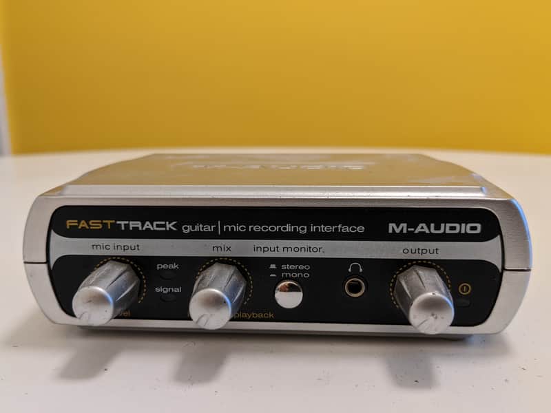 M-Audio Fast Track Guitar / Mic Recording Interface 2000 - Blue image 1