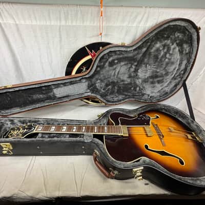 Epiphone Emperor Archtop Hollowbody Guitar with Case 1996 - Antique Sunburst image 1