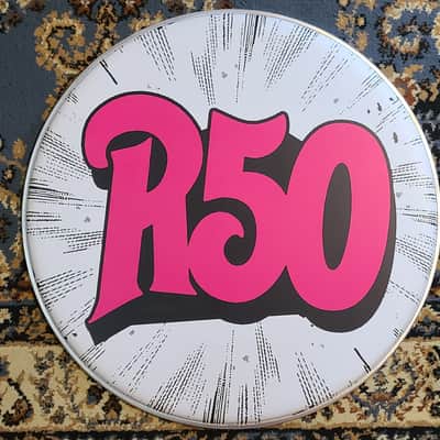 Rush 22" Explosion R50 Bass Drum Head Collectible Geddy Lee Alex Lifeson Neil Peart Anika Niles 2026 image 1