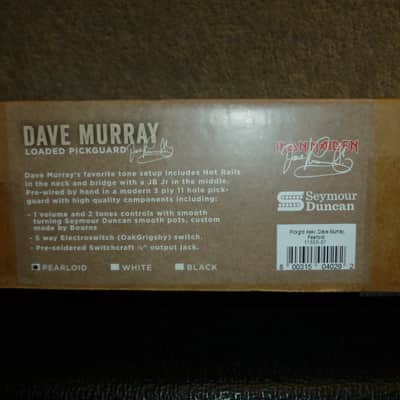 Seymour Duncan Dave Murray Signature Pickguard Assembly 2010s - Pearloid image 11