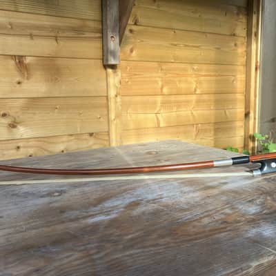 Double Bass French Bow - Pernambuco - Otto Spengler - Amazing Balance image 7
