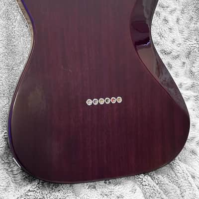 Warmoth Custom Mahogany Esquire 2020 - Transparent Purple image 13