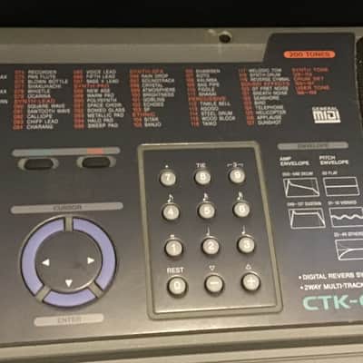 Casio Ctk-601 keyboard synthesizer sequencer pitch bend image 5