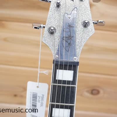 Ibanez PS60-SSL Paul Stanley Signature Iceman - Silver Sparkle image 8