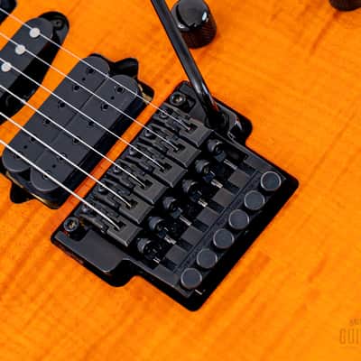 1996 Ibanez J Custom RG1508 HSH Amber Flame Top, Near-Mint w/ DiMarzio image 8