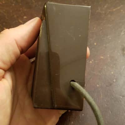 Turner Rare 162 Crystal harp mic lo-fi Hi-Z vintage 1950s - brown and gold image 8