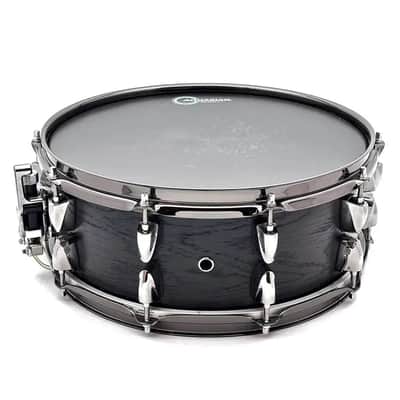 Used Yamaha Live Custom Snare Drum 14x5.5 Black Wood - Good image 3