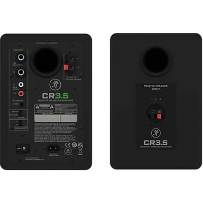 Mackie CR3.5 3.5" Creative Reference Powered Studio Monitors with Tone Control, Pair, Black image 4