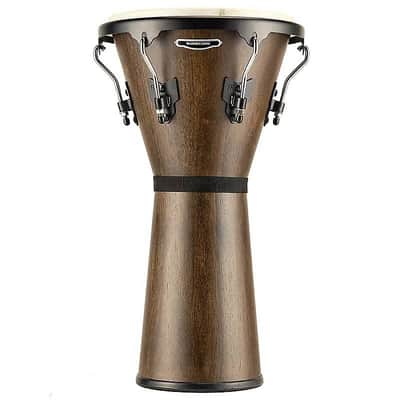 Meinl HDJ500VWB-M 12 1/2" Headliner Series Vintage Wine Barrel Wood Djembe image 2