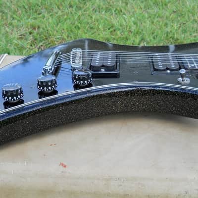 Early 80's Guild X-79, Original, Beautiful Black Metallac, Great Cond, OHSC! image 12