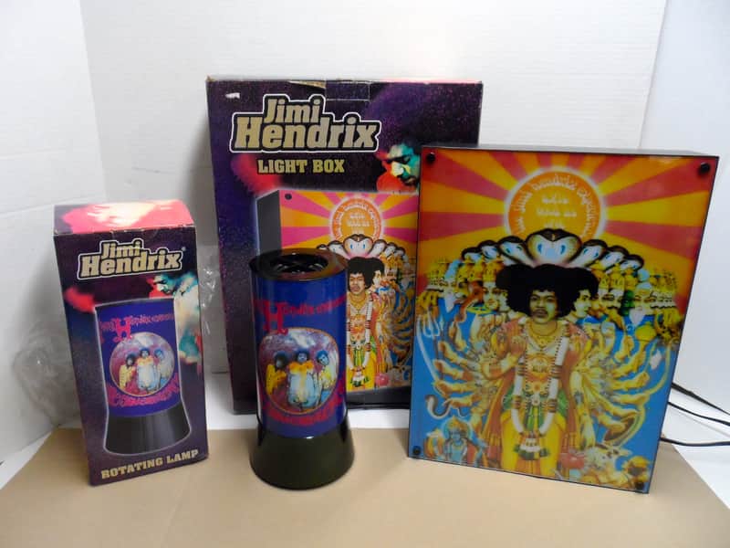 Vintage Jimi Hendrix 1994 Rabbit Tanaka Motion Lamp Light Box | Reverb