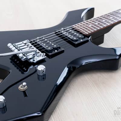 1986 B.C. Rich Warlock NJ Series Black w/ Seymour Duncan SH-2 & SH-4, Japan image 6