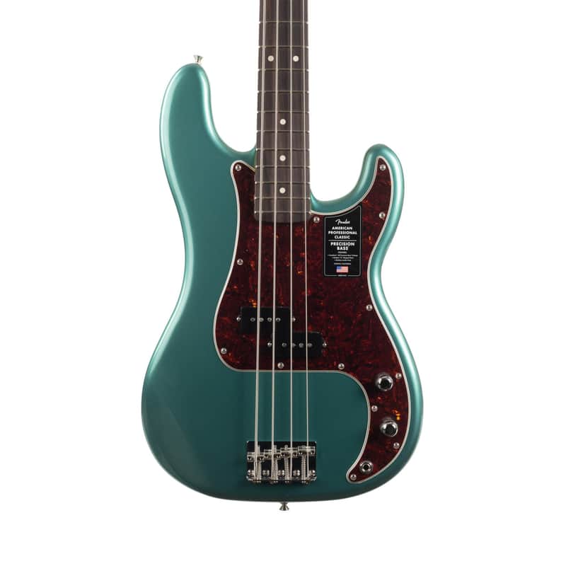 Fender American Professional Classic Precision Bass - Faded Sherwood Green Metallic image 1