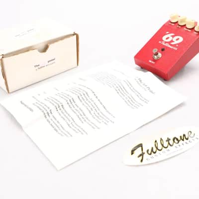 Fulltone '69 Germanium Transistor Fuzz Pedal w/ Original Box #50256 image 13