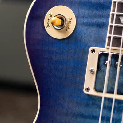 Gibson Les Paul Standard '60s Figured Top Electric Guitar - Blueberry Burst with Hardshell Case image 9