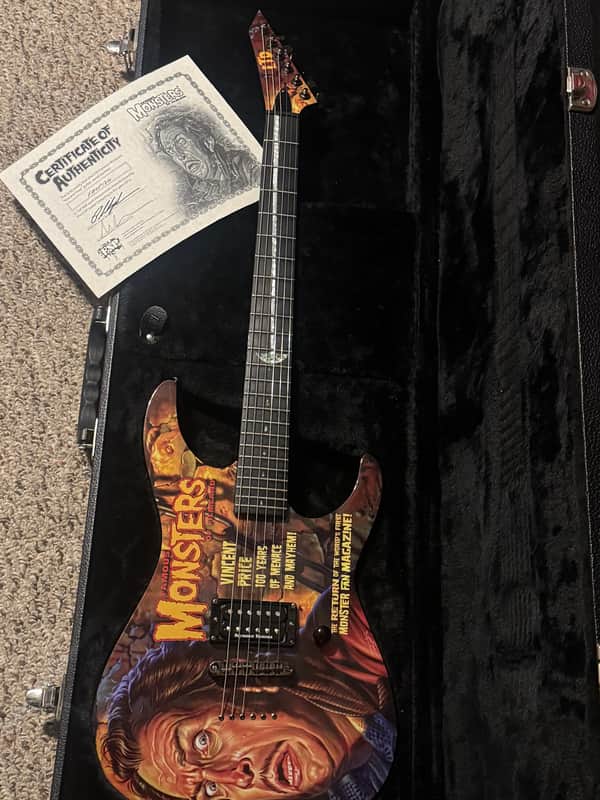 ESP LTD Famous Monsters Vincent Price 2013 - 2014 - Graphic image 1