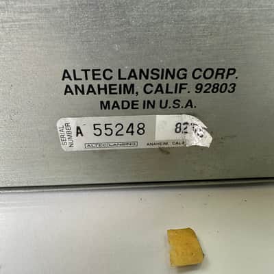 Vintage Altec Lansing Model 1653A Equalizer Rack Mount USA Pro Audio image 7