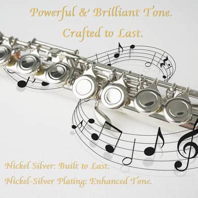 16keys Flute, C Foot Beginner Flauta with Closed Hole, Offset G, Split E - Flute Instrument for Beginners image 3