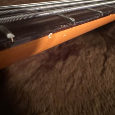 Fender American Deluxe Zone Bass 2001 - 2006 - Amber image 10