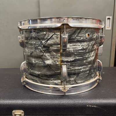 Ludwig No. 942 Classic 8x12" Rack Tom with Keystone Badge 1965 - Sky Blue Pearl image 11