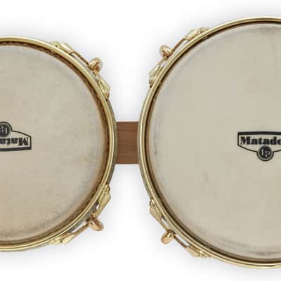 Latin Percussion LP Matador Bongos Oak Natural Gold 7-1/4-8-5/8" (M201-AW) image 7