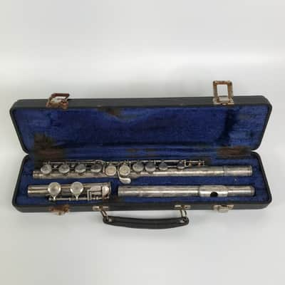 Louis Robert Serial Number 22860 Flute In Hard Case- For Parts Or Repair image 1