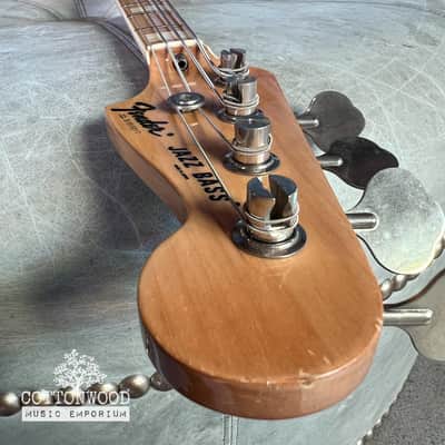 Fender Crafted in Japan (CIJ) 1975 Reissue Jazz Bass (JB75) – Natural Ash with Maple Neck (2004-2005) image 21