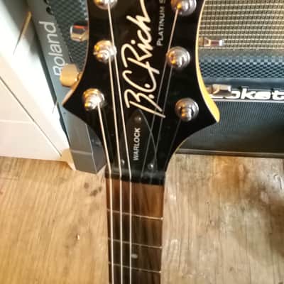 B.C. Rich Warlock Platinum Series 2001 Ebony HH image 2