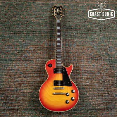 1978 Greco EG-500C Les Paul Custom Made in Japan Cherry Sunburst w/USA Seymour Duncans image 2