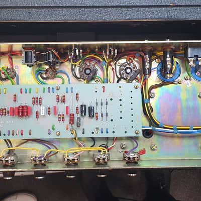 Marshall JCM 800 2204 (1981) – Early Production – Master Model 50W Mk II Lead – Vertical Inputs – All Original, Pro Serviced image 7