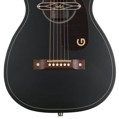 Gretsch Jim Dandy Deltoluxe Parlor Acoustic-electric Guitar - Black image 1
