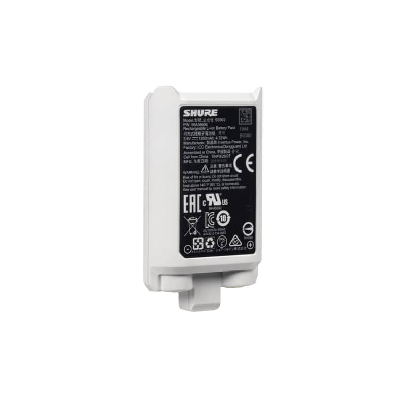 Shure SB903 Rechargeable Lithium-ion Battery for SLXD Series image 1