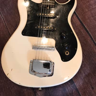Harmony H804 Electric Guitar Olympic white image 3