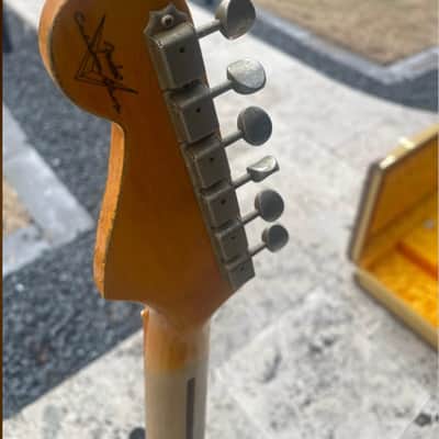 2022 Fender Custom Shop 1957 Stratocaster Heavy Relic Daphne Blue image 10
