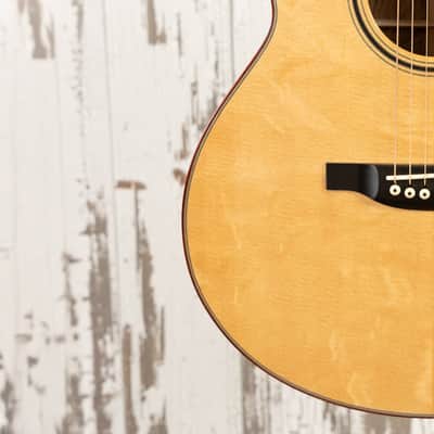 Bourgeois 2013 Luthier's Choice Small Jumbo "Face" Guitar - Bear Claw Spruce Top / Red Gum Eucalyptus Back and Sides image 14