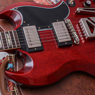 GIBSON USA Custom Shop 60th Anniversary '61 Les Paul SG Standard "Cherry Red + Rosewood" (2021) image 4