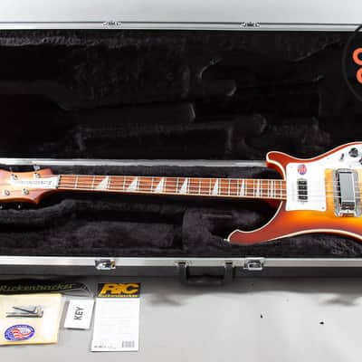 2023 Rickenbacker 4003 Satin Autumnglo | Checkerboard Binding | OHSC | Rare image 2