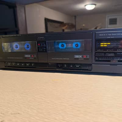Technics RS-T19 Double Cassette Deck Play & Record - New Belts Works Great Rare! image 3