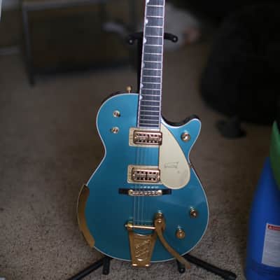 Gretsch Special Run Penguin w/ TV Jones Classics Ocean Turquoise image 3