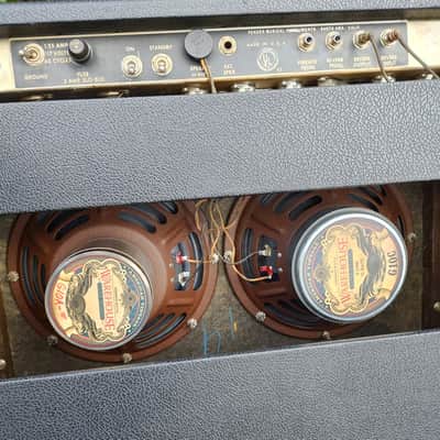 Vintage 1969 Fender Vibrolux Reverb Amp - Silverface - Drip Edge - Clean! image 12
