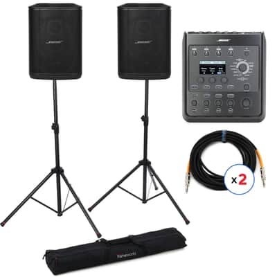 Bose S1 Pro+ Multi-position PA System and T4S 4-Channel Mixer Stand Bundle image 3