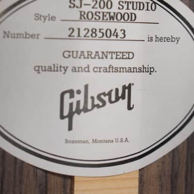 Gibson SJ-200 Studio Rosewood Natural image 12