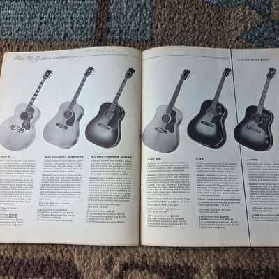 Vintage 1960 Gibson Full-Line Catalog! Rare, Original Case Candy, Paperwork! image 16
