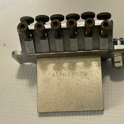 1986-87 Era Original Floyd Rose Made in Germany Chrome Tremolo Bridge Vibrato Kramer Model Guitar image 7