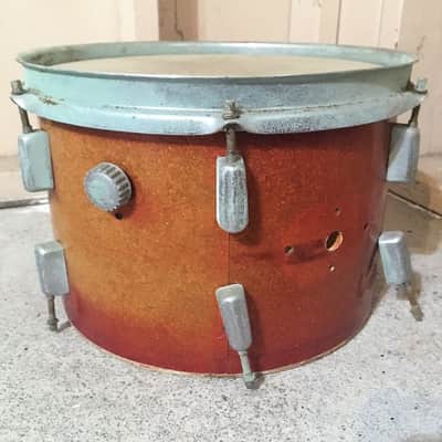 Rogers 20,12,14 Louie Bellson Citation Red Sparkle Drum Set Cleveland Eagle Badg image 13