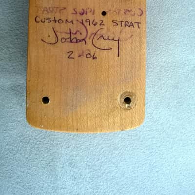 Fender Stratocaster Relic 62 John Cruz Masterbuilt Limited Edition Sonic Blue image 18