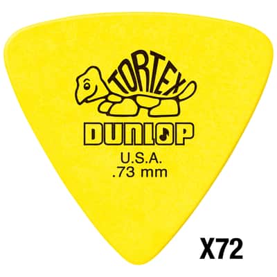 431R73 Tortex Triangle 0,73 mm Sachet de 72 Dunlop image 1